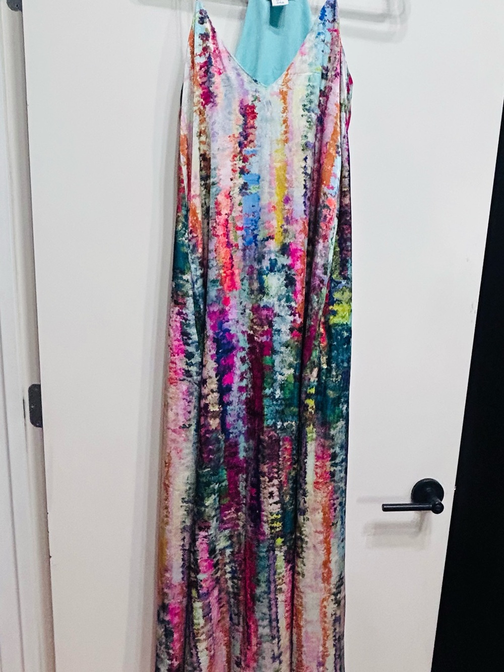 Nicole Miller Multicolor Silky Maxi Dress